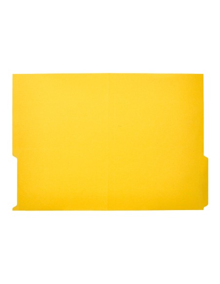 Subcarpeta cartulina liderpapel a4 pestaña inferior 240g/m2 color amarillo