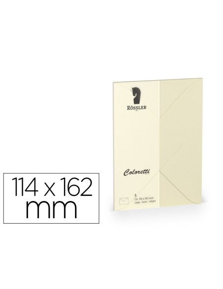 Sobre rossler coloretti c6 ministro color crema...