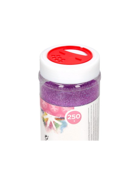 Purpurina liderpapel fantasia color metalico violeta pastel bote de 250 gr