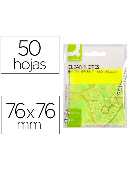 Bloc de notas adhesivas quita y pon q-connect...