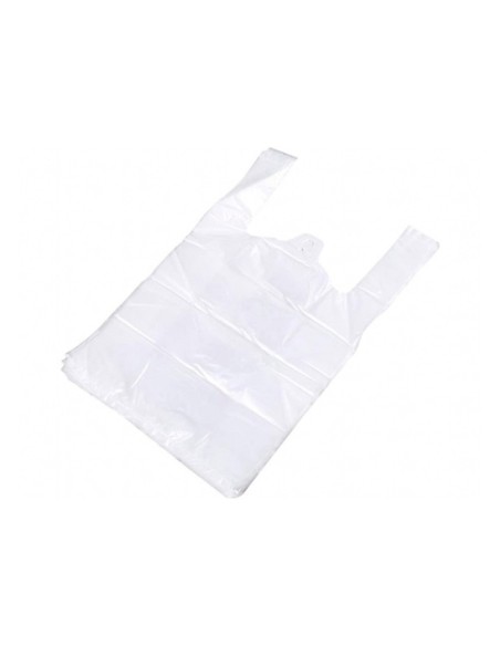 Bolsa camiseta reciclada 70% blanca 50 mc 35x50...