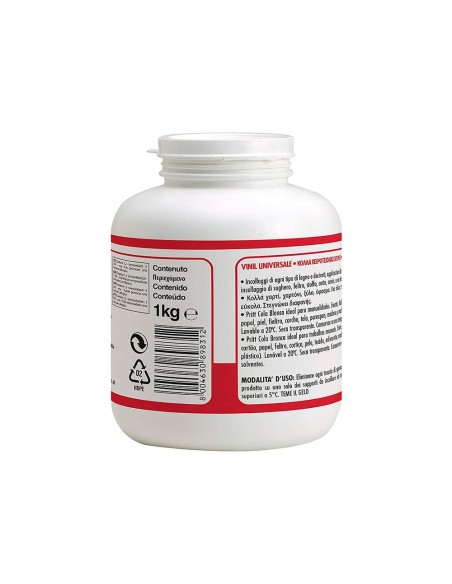 Pegamento cola vinilica pritt blanca bote de...