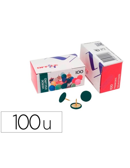 Chincheta lismania office color verde oscuro...