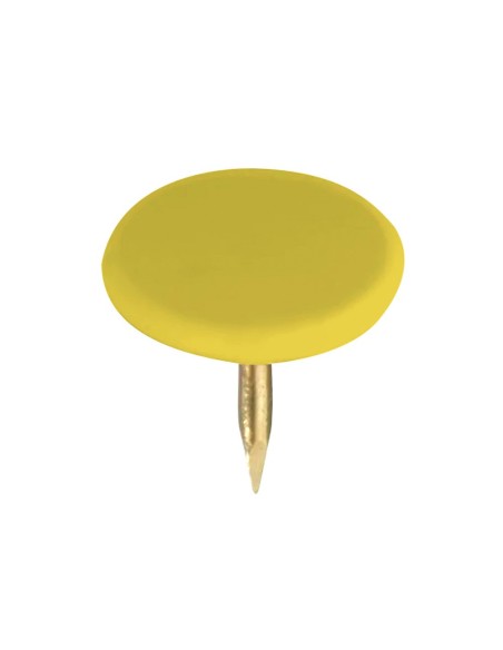 Chincheta lismania office color amarillo caja...