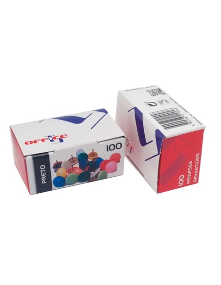 Chincheta lismania office color negro caja de...