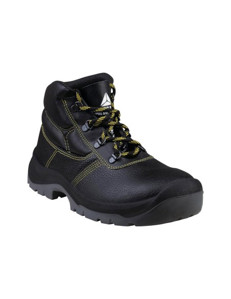 Botas deltaplus de seguridad piel crupon pigmentada suela pu bi-densidad color negro talla 47