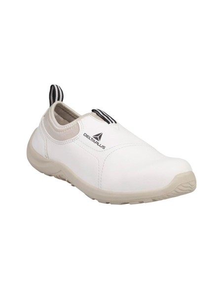 Zapatos de seguridad deltaplus microfibra pu suela pu mono-densidad color blanco talla 35
