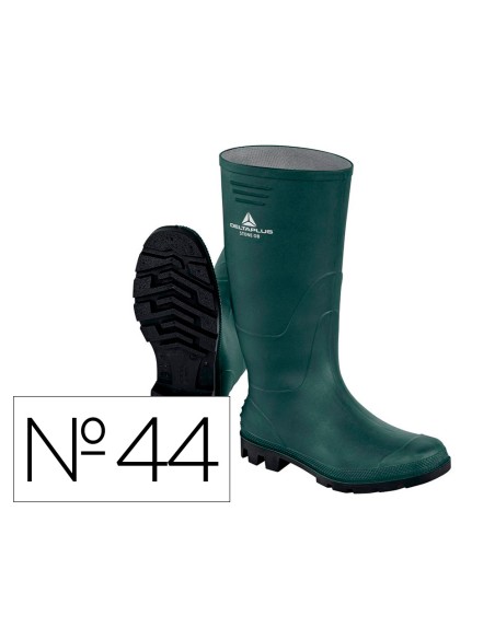 Botas deltaplus de seguridad stone pvc verde suela de tacos talla 44