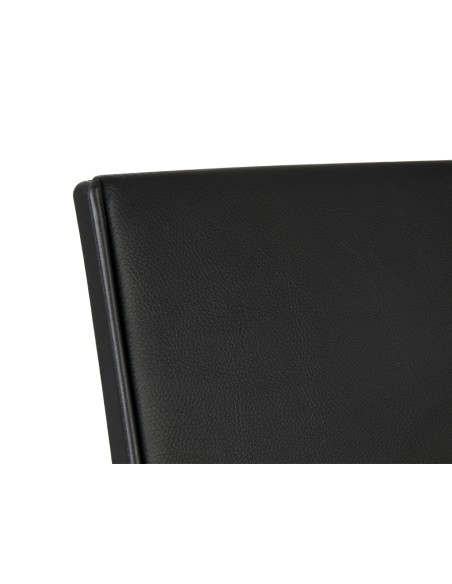 Silla giratoria q-connect respaldo medio de similpiel regulable en altura 980+100x630x625 mm color negro