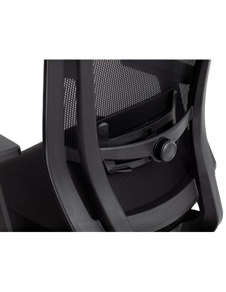 Silla giratoria q-connect ergonomica respaldo alto y reposacabeza ajustable en altura 1180+100x630x625 mm