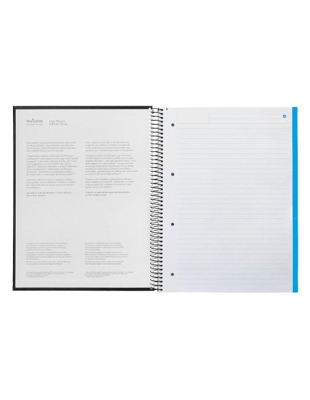Cuaderno espiral navigator a4 micro tapa...