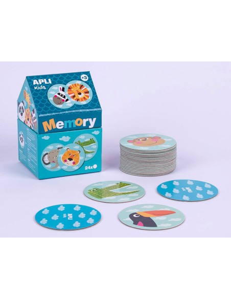 Juego apli didactico memory casita safari