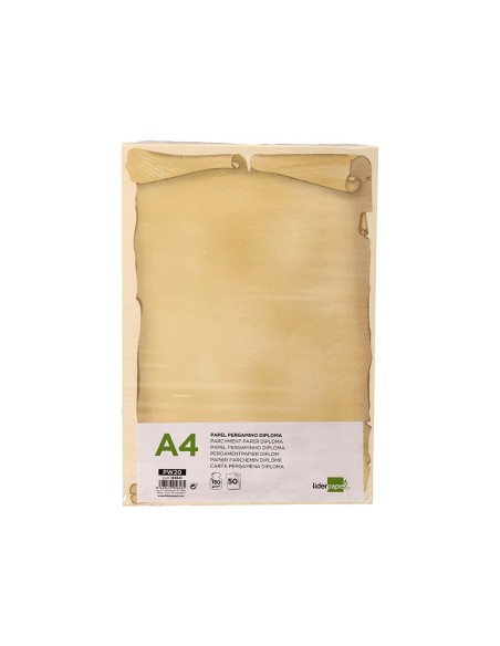 Papel pergamino liderpapel din a4 diploma 180...