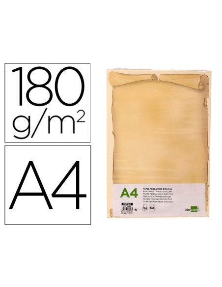 Papel pergamino liderpapel din a4 diploma 180...