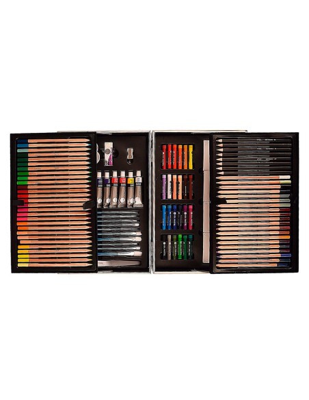 Maletin de pinturas daler rowney metalico 122...