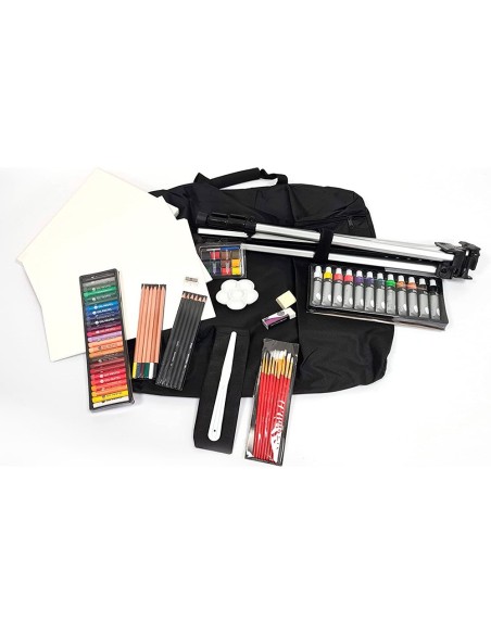 Set de pinturas daler rowney 115 piezas con...