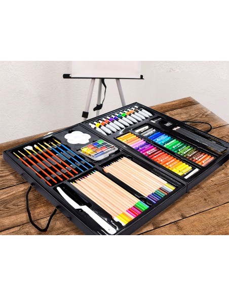 Set de pinturas daler rowney 163 piezas con...