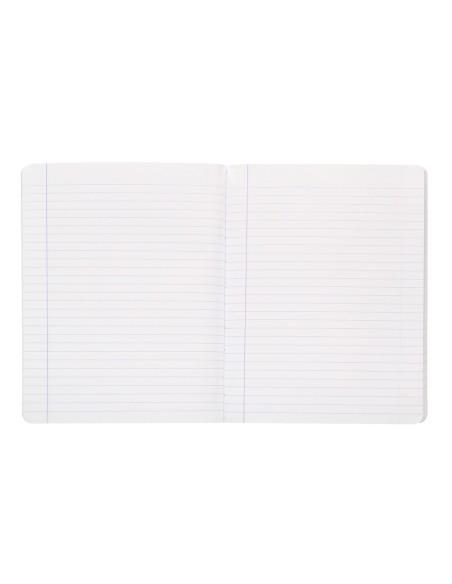 Libreta antartik a5+ plus cosida 48 hojas 90g/m2 rayado horizontal con margen 6 colores surtidos
