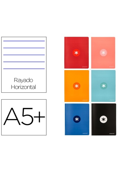 Libreta antartik a5+ plus cosida 48 hojas...