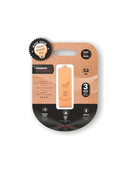 Memoria usb tech one tech ecotech biodegradable...