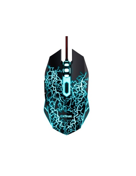 Raton trust gxt105x izza gaming optico luces...