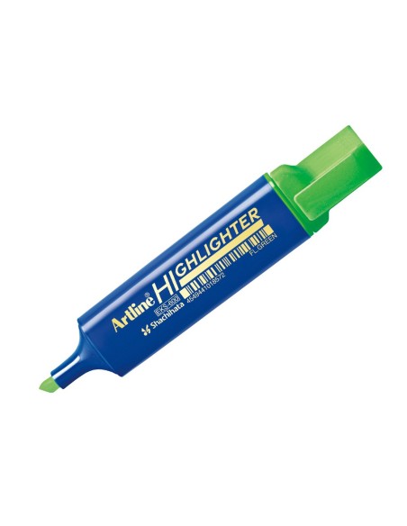 Rotulador artline fluorescente eks-600 verde...
