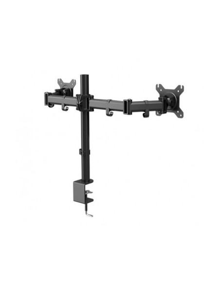 Soporte nox para monitor lite stand 13\"/27\" dual vesa altura maxima 600 mm hasta 8 kg color negro
