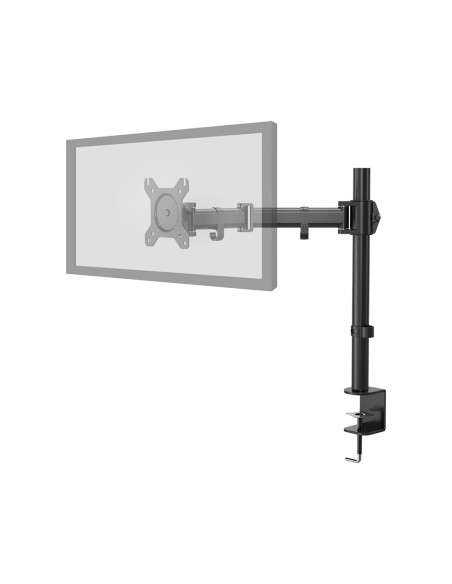 Soporte nox para monitor 13\"/27\" compatible con vesa 75/100 altura maxima 600 mm hasta 8 kg color negro