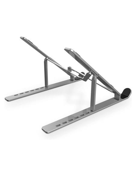 Elevador nox hummer para portatil 17\" con base de aluminio plegable con bolsa de transporte