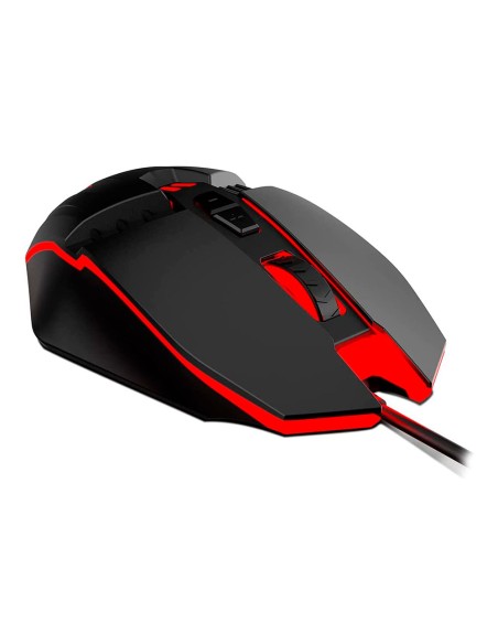 Raton krom kalax gaming optico 800-3200 dpi 7 botones colores led
