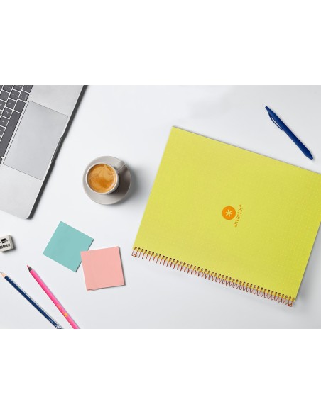 Cuaderno espiral a4 micro antartik dots tapa...