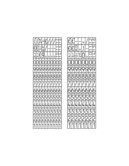 Etiquetadora avery 2 lineas 18 digitos para etiqueta de 26x16 mm