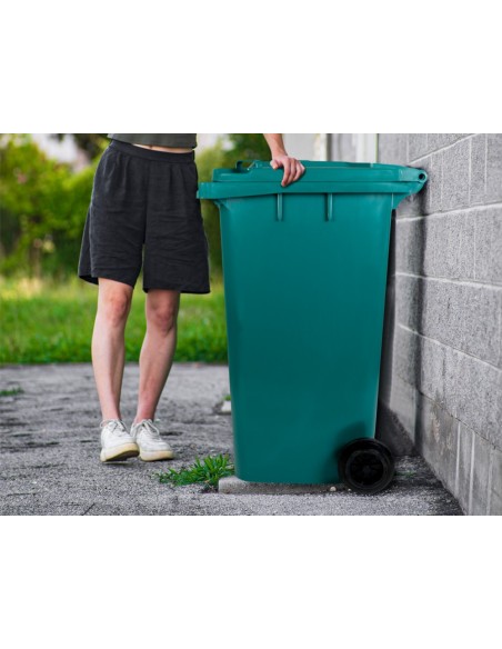 Papelera contenedor q-connect plastico con...