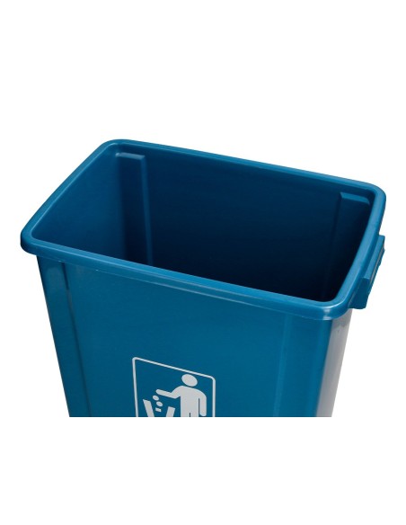 Papelera contenedor q-connect plastico con tapa...
