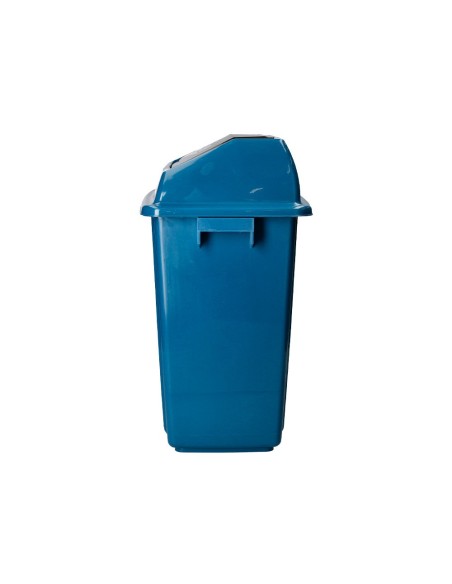 Papelera contenedor q-connect plastico con tapa...