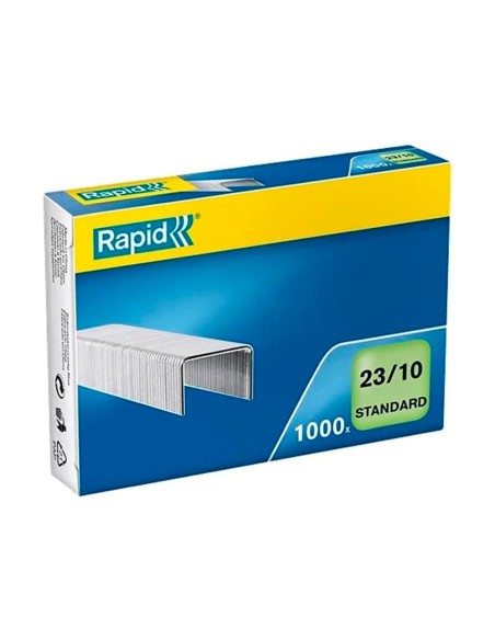 Grapas rapid 23/10 mm galvanizada caja de 1000 unidades