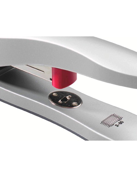 Grapadora rexel odyssey metalica capacidad de grapado 60 hojas usa grapas odyssey color plata