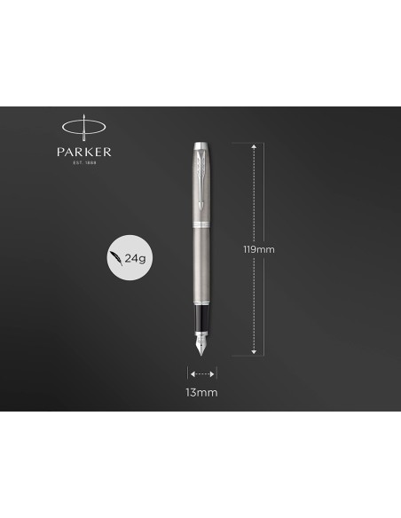 Juego parker im essential acero ct boligrafo +...