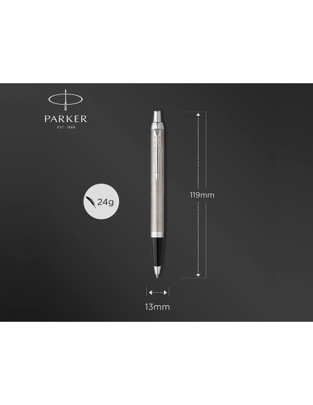 Juego parker im essential acero ct boligrafo +...