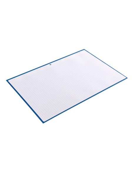 Recambio a4 antartik 80 hojas 90g/m2 cuadro 5mm 4 taladros 1 banda con marco color azul oscuro
