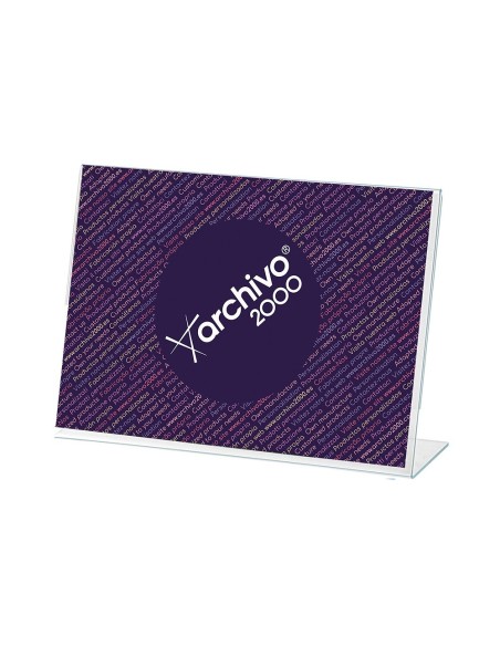 Expositor sobremesa archivo 2000 con forma l...