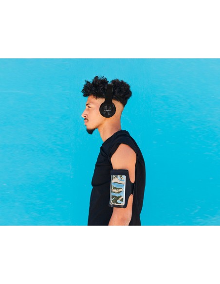 Auricular q-connect bluetooth diadema ajustable color negro