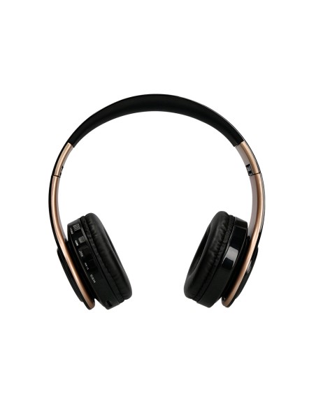Auricular q-connect bluetooth diadema ajustable color negro