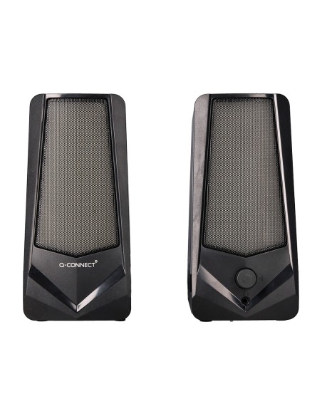 Altavoces q-connect gaming blu etooth con iluminación rgb potencia maxima 2x3w control de volumen color negro