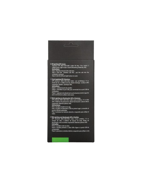 Raton q-connect gaming optico con cable...