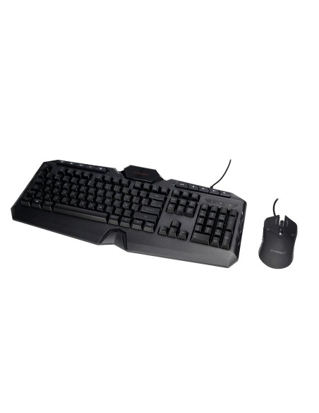 Set teclado y raton q-connect gaming con cable...