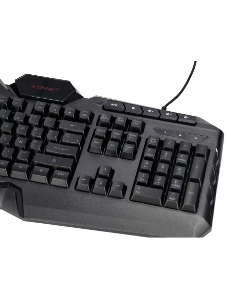Set teclado y raton q-connect gaming con cable...