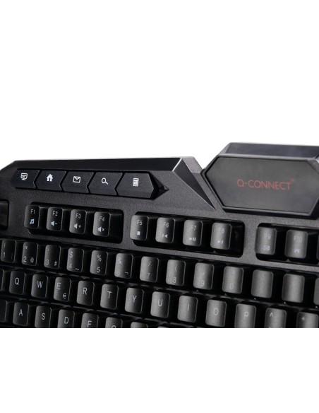 Set teclado y raton q-connect gaming con cable...