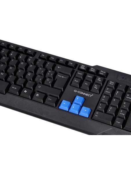 Set teclado y raton q-connect inalambrico...