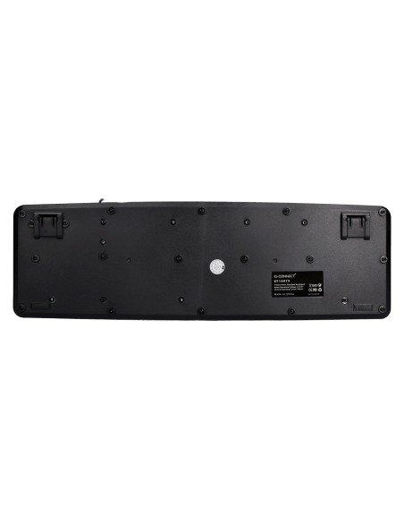 Teclado q-connect con cable 1,35 mt color negro